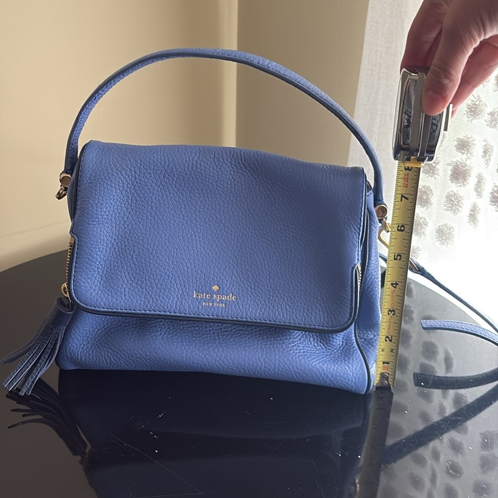 Kate Spade Blue Leather Handbag - Picture 7 of 8